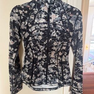 Lululemon Athletica Black Floral Blazer